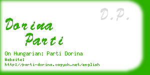 dorina parti business card